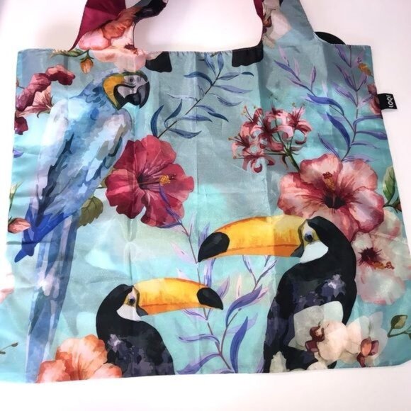 Handbags - LOQI Wild Collection Blue Tote Bag